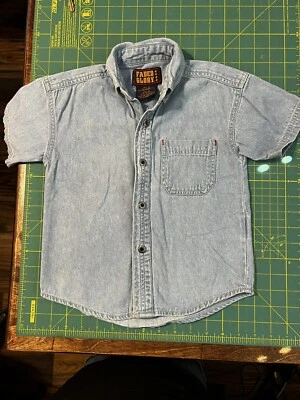 kids faded Glory Size 4 denim shirt - Image 1 of 2