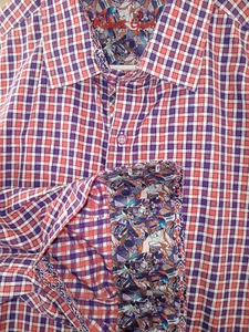 Camisa ROBERT GRAHAM Botón Frontal Para Hombre 2XL Multicolor Manga Larga - Imagen 1 de 15