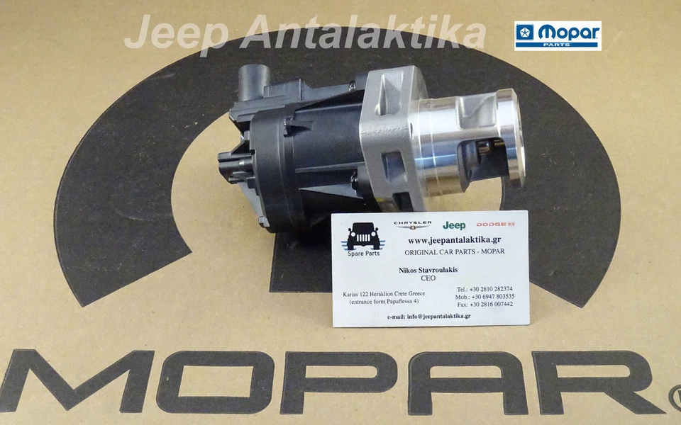 Válvula Egr Jeep Grand Cherokee 3.0CRD 2011-2013 68239573AA Nuevo OEM Mopar Foto 1 de 4