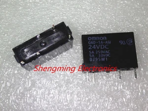 10 Stck. 4-polig 24V G6D-1A-ASI-24VDC 5A 250VAC OMRON Relais - Bild 1 von 1