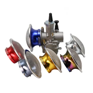50mm Velocity Stack Air Filter Wind Horn Cup With Net For 21~30mm Carburetor - Picture 1 of 7