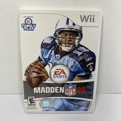 Madden NFL 08 Nintendo Wii, 2007 EA Sports Vince Young 0673 - Image 1 of 3