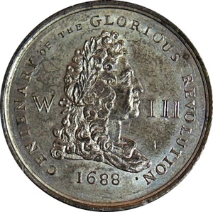 MIDDLESEX. NATIONAL SERIES, BUST OF WILLIAM III. 1788. D&H 186. - Picture 1 of 2