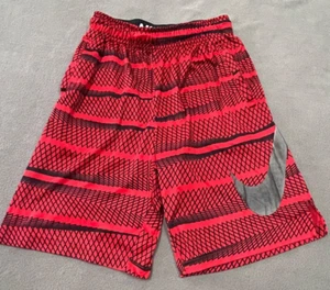 Nike Electric Red & Black Dry Fit Performance Shorts Youth sz L - Picture 1 of 2
