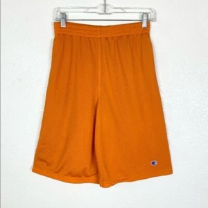 Boys Champion Orange Mesh Gym Shorts Size XL - Picture 1 of 3