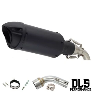Benelli TNT & Tornado 125 135 Exhaust Silencer Slip On Muffler Black 2016-2024 - Picture 1 of 4