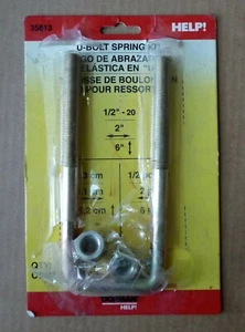 Help Dorman 35613 Threaded U-Bolt Spring Kit 1/2 x 6 x 2 Square - Picture 1 of 2