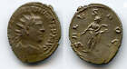 Scarce SALVS silver antoninianus of Valerian (253-260 AD), Antioch mint, Roman E