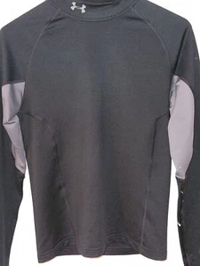 Under Armour Coldgear Compression Base Layer Crew Neck Youth Medium Black/Gray - Bild 1 von 10