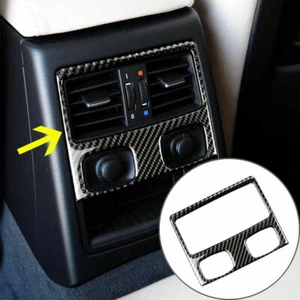 Carbon Fiber Interior Rear Air Outlet Cover Trim For BMW 3 Series E90 2005-2012 - Picture 1 of 12