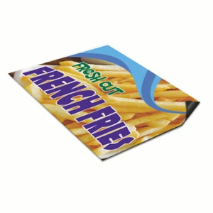 Juego de 2 imanes de coche papas fritas recién cortadas B carteles industriales publicitarios de coche - Imagen 1 de 7