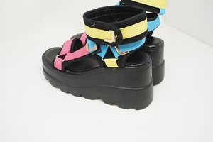 Damen-Plateau-Sandalen, Gothic, Kostüm, Tagessandale, Rave, Festivalspaß - Bild 1 von 8