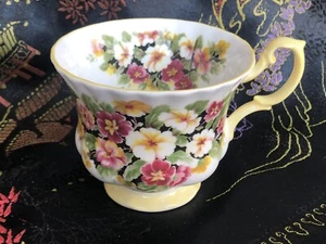 Royal Albert bone china Teacup ONLY Fragrance Series Primula YellowHandle - Picture 1 of 4