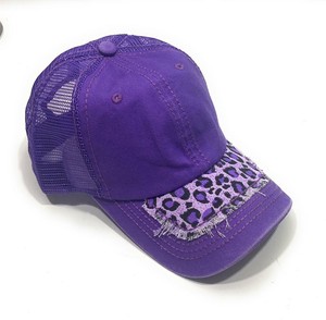 Leopard Purple Hats for Women for sale 