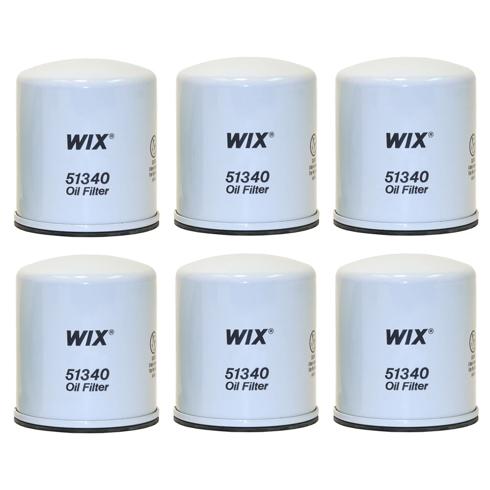 Juego de 6 filtros de aceite de motor giratorios WIX para Chevy G30 Peugeot 304 404 504 505 Foto 1 de 1