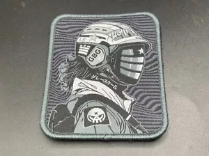 Castle x Grayscale CxG Garage Built Gear GBG Mascherato Gal Tessuto EDC Pouch Patch - Foto 1 di 2