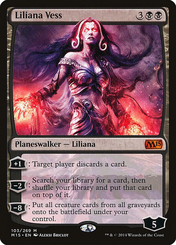 MTG Liliana Vess Core Set 2015 (M15) Regular NM - Image 1 of 1