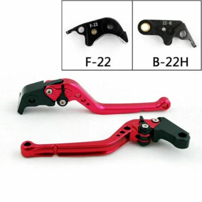 Long Brake & Clutch Lever For BMW S1000RR 15-18 S1000R 15-18 (F-22/B-22H) Red T9 - Image 1 of 4