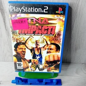 TNA IMPACT PS2 GAME - RARE VINTAGE RETRO GAMING PS2 WRESTLING - Picture 1 of 4