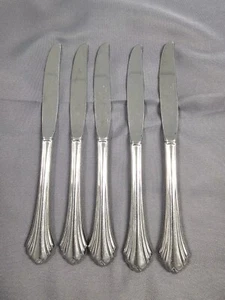 5 Oneida USA Bancroft Edelstahl Tafelmesser Messer - Bild 1 von 4