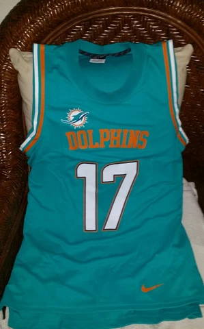 miami dolphins ryan tannehill #17 nike team apparel NFL sleeveless Jersey L mens Cover