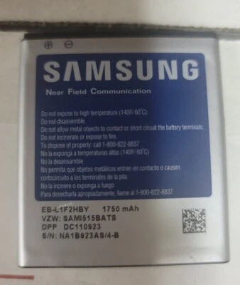 🔋 Bateria Samsung 3.7V EB-L1F2HBY 1750mAh para Galaxy Nexus Prime - Prata Azul - Imagem 1 de 3