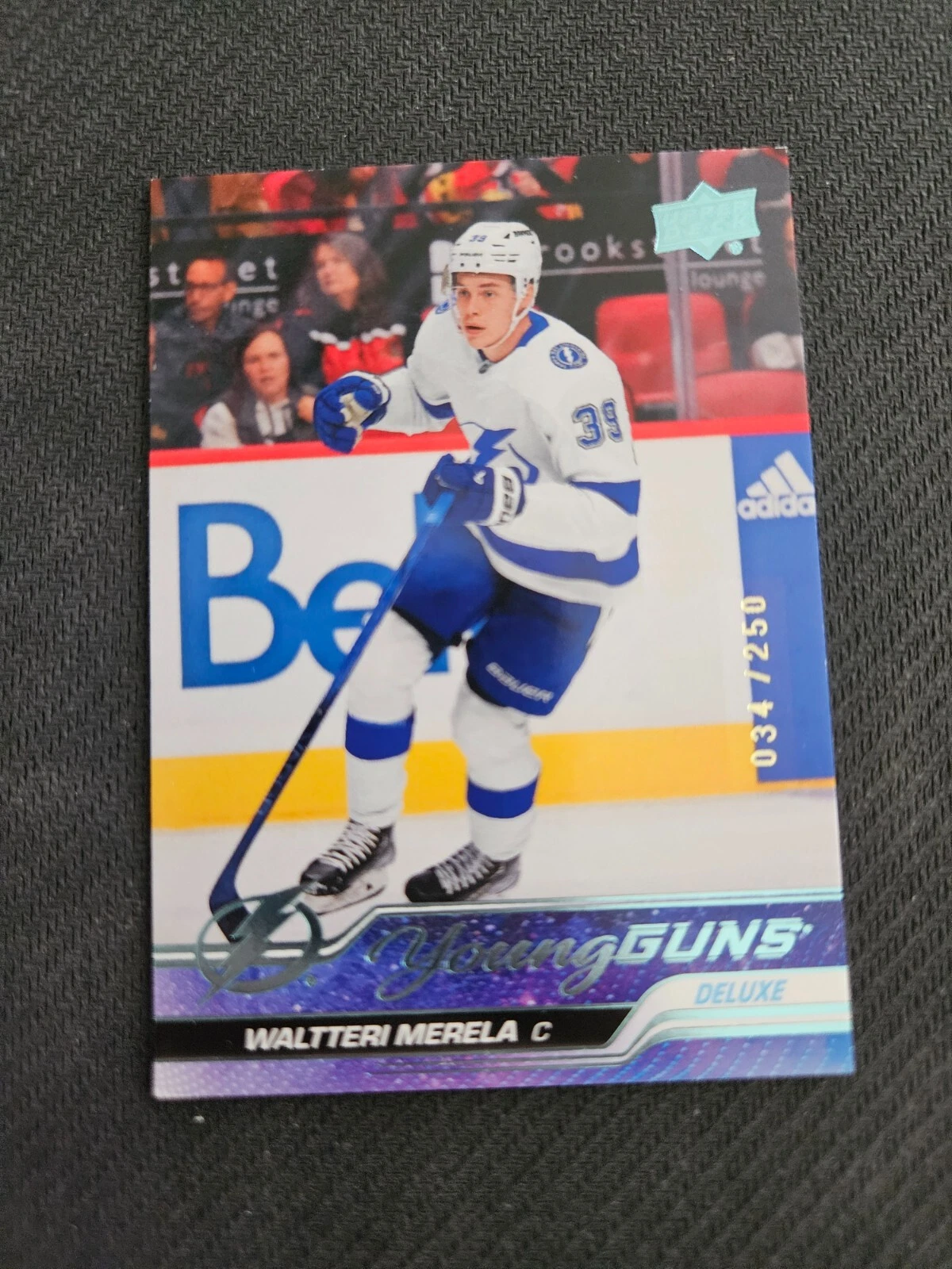 2023-24 UPPER DECK UD WALTTERI MERELA #454 #ed 34/250 DELUXE YOUNG GUNS ROOKIE