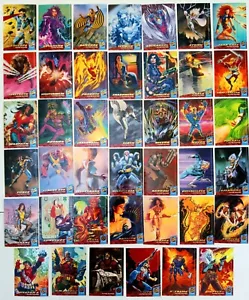 Fleer Ultra X-Men 1994 Super Heroes Set de 41: #1-53 No consecutivo Excelente - Imagen 1 de 2