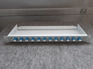 Noname LWL Patchpanel / 12x LWL / 1 HE / gebraucht - Afbeelding 1 van 2