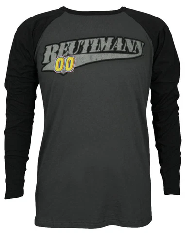 David Reutimann 2011 Chase Authentics #00 Aaron's Baseball Style Tee LG FREE Cover