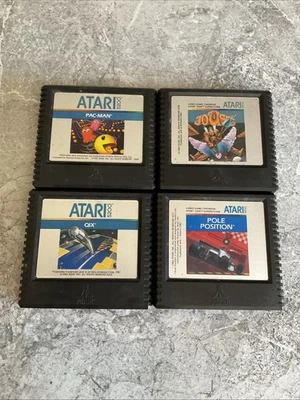 Atari 5200 ⚪️ Pac-Man QIX Joust Pole Position ⚪️ Lot Of 4 ⚪️ NOT TESTED - Image 1 of 4