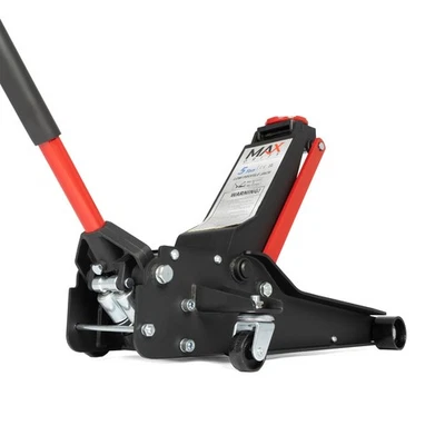 5 Ton Floor Jack Low Profile Rapid Dual Pistons Pump 3.5'' To 21.6'', Orange - Image 1 of 4