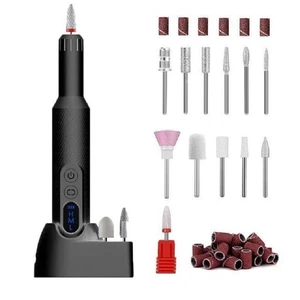 Tragbare Elektrische Nagelfeile Bohrer Werkzeug Feiler Kit Kunst Maniküre Pediküre Acryl - Bild 1 von 11