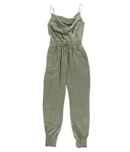 bar III Womens Satin Jogger Jumpsuit - Picture 1 of 9