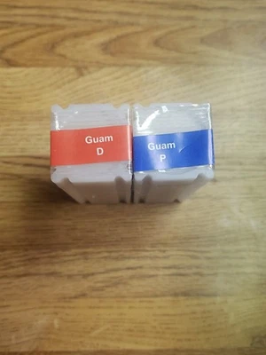 US MINT UNC Uncirculated 2009 P & D Guam US Territory Quarter Rolls 40 Coin Each - Image 1 of 3