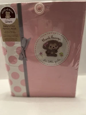 Carters Pink Babys первая книга памяти Thank Heaven для маленьких девочек до 5 лет - Изображение 1 из 4