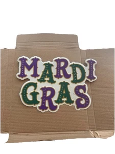 Karneval Schild, hat Kleiderbügel auf der Rückseite. Neu - Bild 1 von 4