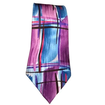 Corbata J. Garcia Space Containers Edición Limitada Colección Treinta y Ocho 100% Seda Foto 1 de 4