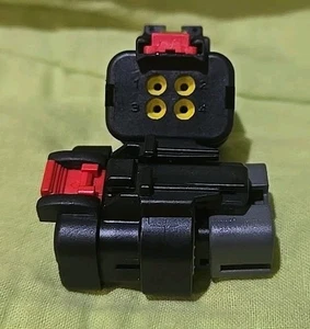 5 BRAND NEW 776487-2  AMPSEAL 16 SERIES PLUG AUTOMOTIVE CONNECTOR HOUSING 4 PSTS - Picture 1 of 7