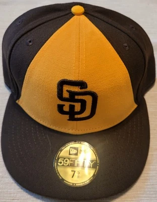 San Diego Padres New Era MLB Turn Back The Clock 59FIFTY NWT 7 5/8  - Image 1 of 4