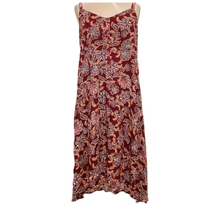 Jessica Simpson Kleid rot Blumen - Bild 1 von 4
