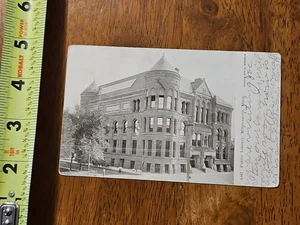 RARA POSTAL ANTIGUA DE COLECCIÓN BIBLIOTECA PÚBLICA MINNEAPOLIS MINNESOTA - Imagen 1 de 2
