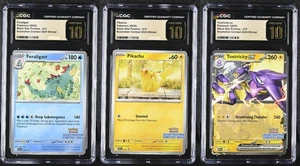 Pokemon Illustration Contest 2024 Feraligatr Pikachu Toxtricity PRISTINE 10 SET - Picture 1 of 4