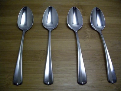 Oneida GALA / IMPULSE Set of 4 NEW Teaspoons 6 1/8" USA Stainless Flatware