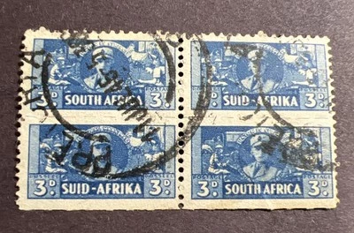 South Africa 1942 - Used Scott 94. Block Of 4. Women’s Services. Pretoria Cancel - Image 1 of 2