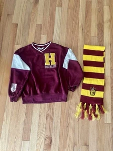 Harry Potter Hogwarts H&M Youth Girl’s Size 8-10 Medium Shirt Pullover Scarf Lot - Picture 1 of 15