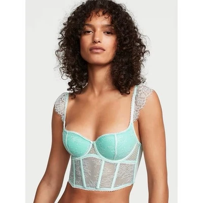 Victoria's Secret Dream Angels Bustier Corset Top Panty Set Size M MEDIUM New - Image 1 of 4