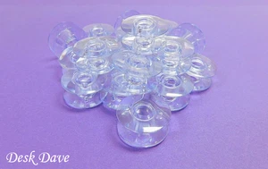 20 klare Kunststoff Drop-In gebogene Spulen, 172336, SINGER 66 Klasse Nähmodelle - Bild 1 von 4