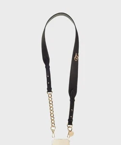 La Coque Francaise Lara cordino in pelle, nero e oro LE304792 - Zdjęcie 1 z 2