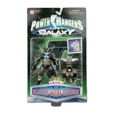 RARE NEW SEALED Power Rangers Lost Galaxy Black Ranger Blasting Magna Defender  - Image 1 of 4